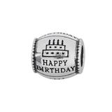 vnistar antique silver plated happy birthday beads PBD3506 PBD3506 VNISTAR Alloy Plain Beads