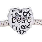 Vnistar metal best friend european heart beads PBD756 PBD756 VNISTAR Alloy Plain Beads