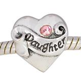 Vnistar european daughter heart beads PBD772 PBD772 VNISTAR Metal Charms