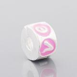 Vnistar metal alloy enamel love stopper bead PC162 PC162 VNISTAR Alloy European Beads