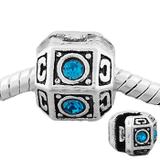 Vnistar metal alloy crystal stopper PC164 PC164 VNISTAR Alloy European Beads