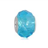 Vnistar aqua copper core glass beads PGB002-3 PGB002-3 VNISTAR Alloy European Beads