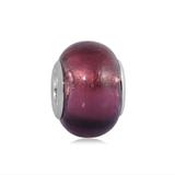 Vnistar light purple european glass beads PGB102-4 PGB102-4 VNISTAR Charms