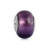 Vnistar dark puprle european glass beads PGB102-5 PGB102-5 VNISTAR Charms
