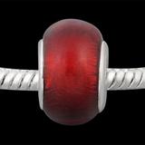 Vnistar red european glass beads PGB102-6 PGB102-6 VNISTAR Metal Charms