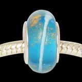 Vnistar blue european glass beads PGB165 PGB165 VNISTAR Copper Core Glass Beads