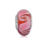Vnistar red and pink glass beads PGB333 PGB333 VNISTAR Alloy European Beads