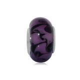 Vnistar purple european glass beads PGB440 PGB440 VNISTAR Alloy European Beads