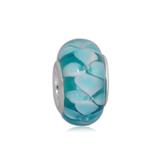 Vnistar blue european glass beads PGB499-3 PGB499-3 VNISTAR Alloy European Beads