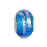 Vnistar blue copper core glass beads PGB526 PGB526 VNISTAR Alloy European Beads