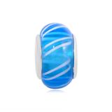 Vnistar Copper core blue glass beads PGB531 PGB531 VNISTAR Alloy European Beads