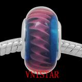 Vnistar Copper core blue glass beads PGB560-1 PGB560-1 VNISTAR Alloy European Beads