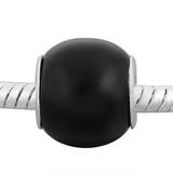 Vnistar black plastic pearl beads PGB565-8 PGB565-8 VNISTAR Alloy European Beads