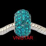 Vnistar crystal beads PGB599 PGB599 VNISTAR Alloy European Beads