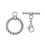 Steel OT Toggle Clasp PJ012-2 VNISTAR Jewellery