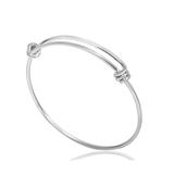 1.6mm Steel DIY Bangle PJ016 VNISTAR DIY Bangles For Charms