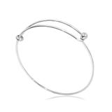 1.5mm Steel DIY Bangle,Two Tone PJ026 VNISTAR Stainless Steel Bangles