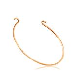 Steel DIY Bangle,Rose Gold Plated PJ027-3 VNISTAR Stainless Steel Bangles