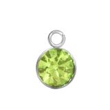 Steel Birthstone Charm,7mm PJ029-13 VNISTAR Accessories