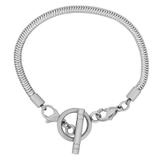 3.2mm OT Clasp Snake Bracelet,Steel PSB001D VNISTAR Bracelets