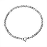 2.0mm Steel Bracelet PSB005 VNISTAR Stainless Steel Basic Bracelets