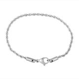 2.0mm Steel Bracelet PSB007 VNISTAR Stainless Steel Basic Bracelets