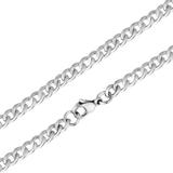 4.5*6mm Steel Necklace PSN006 VNISTAR Stainless Steel Necklaces