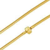 3.2mm Steel Clip Snake Necklace PSN020 VNISTAR Stainless Steel Necklaces