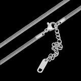 1.9mm Steel Snake Chain Necklace PSN023 VNISTAR Necklaces