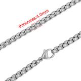 4.0mm Steel Chain Necklace PSN025 VNISTAR Necklaces