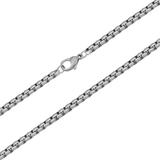 3.5mm Steel Chain Necklace PSN029 VNISTAR Stainless Steel Necklaces