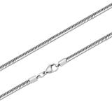 3.2mm Steel Lobster Snake Necklace PSN042 VNISTAR Necklaces