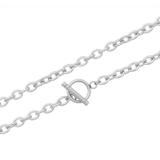 6*8mm Steel Necklace PSN044 VNISTAR Stainless Steel Necklaces