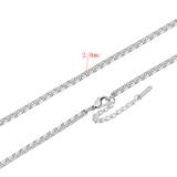 Vnistar 2.0mm Steel Box Chain Necklace PSN047 VNISTAR European Beads Accessories