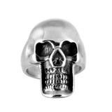 Stainless Steel Skull Ring R052 VNISTAR Steel Men's Rings