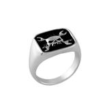 Stainless Steel Men's Ring R081 VNISTAR Steel Men's Rings