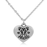 Steel Charm Necklace T047N1 VNISTAR Necklaces