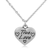 Steel Charm Necklace T054N1 VNISTAR Stainless Steel Charm Necklaces