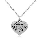 Steel Charm Necklace T065N1 VNISTAR Stainless Steel Charm Necklaces