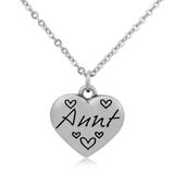 Steel Charm Necklace T072N1 VNISTAR Necklaces