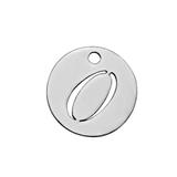 Stainless Steel Polished Charm T087-0 VNISTAR Steel Small Charms