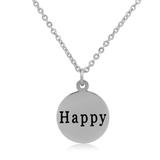 Steel Charm Necklace T144N1 VNISTAR Necklaces