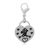 Steel Clip-On Charms T218L VNISTAR Clip On Charms