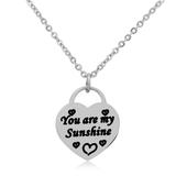 Steel Charm Necklace T225N1 VNISTAR Necklaces