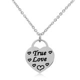 Steel Charm Necklace T226N1 VNISTAR Stainless Steel Charm Necklaces