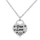 Steel Charm Necklace T226N1 VNISTAR Necklaces