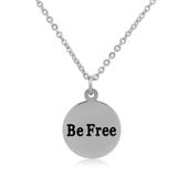 Steel Charm Necklace T266N1 VNISTAR Necklaces