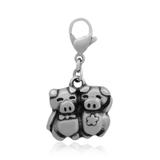 Steel Clip-On Charms T320L VNISTAR Clip On Charms