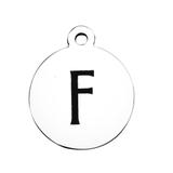 Stainless Steel Pendant with Back Laser Words T392-F VNISTAR Steel Laser Words Charms