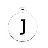 Stainless Steel Pendant with Back Laser Words T392-J VNISTAR Steel Laser Words Charms